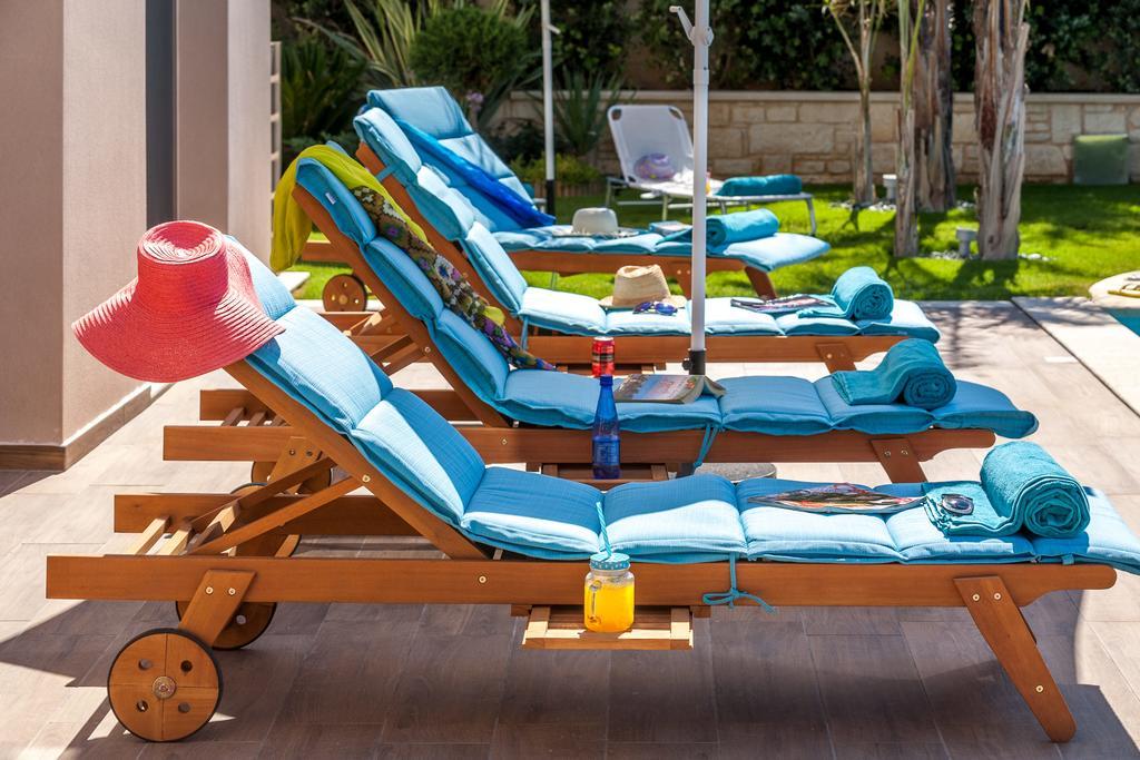 Superior Villa Marina Mare Sauna Hammam Nea Kydonia  Exterior photo