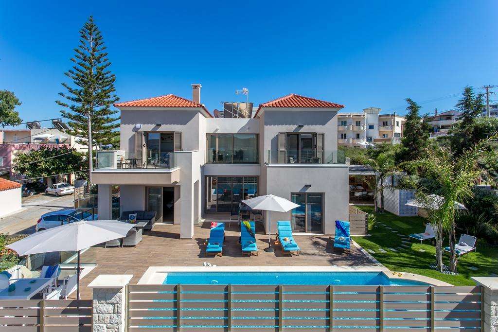 Superior Villa Marina Mare Sauna Hammam Nea Kydonia  Exterior photo